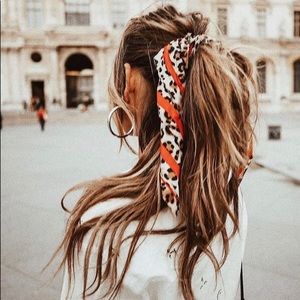 Leopard Scarf (for hair, neck, or purse)